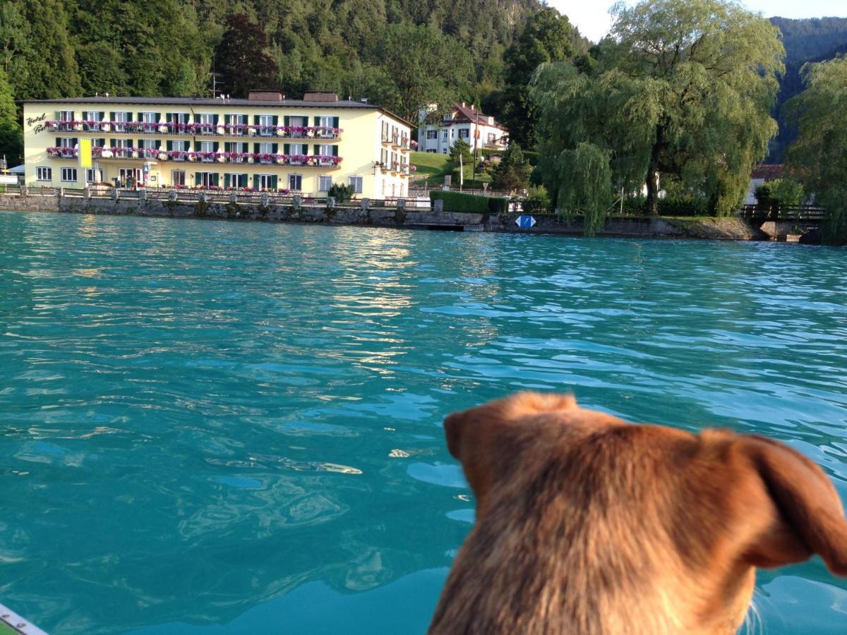 See-Hotel Post Am Attersee Weissenbach am Attersee Dış mekan fotoğraf