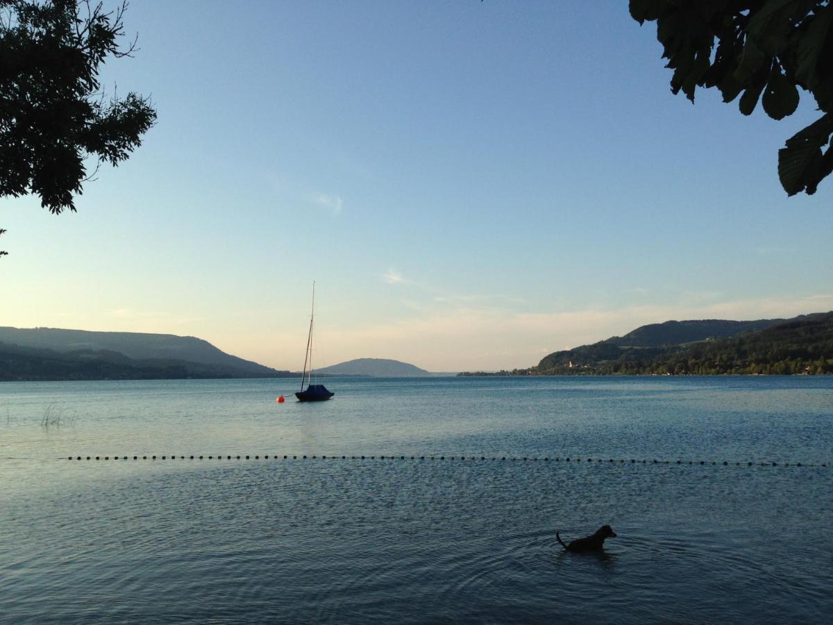 See-Hotel Post Am Attersee Weissenbach am Attersee Dış mekan fotoğraf